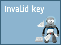 invalid key